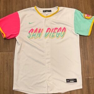 Youth San Diego Padres Nike White City Connect Limited Jersey